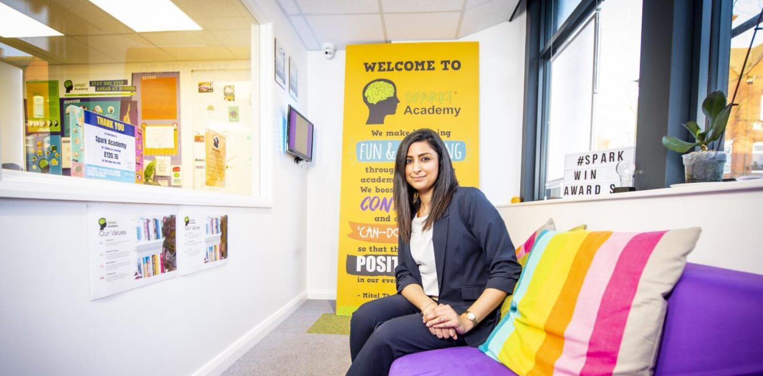 2 Mital Thanki at their premises on Melton Road, Leicester