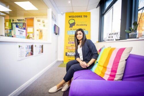 2 Mital Thanki at their premises on Melton Road, Leicester