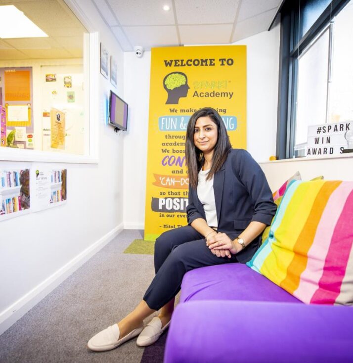 2 Mital Thanki at their premises on Melton Road, Leicester