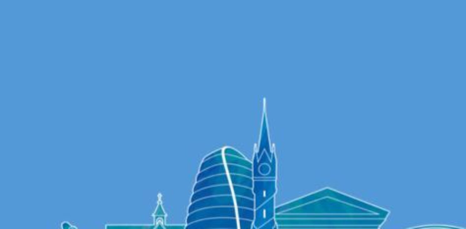 Dark blue placeholder Events and News image