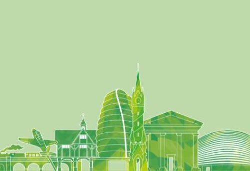 Green placeholder Events and News image