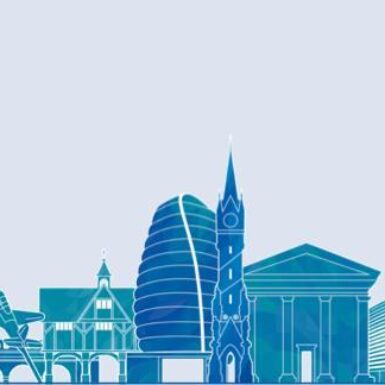 Light blue Skyline placeholder Events and News image