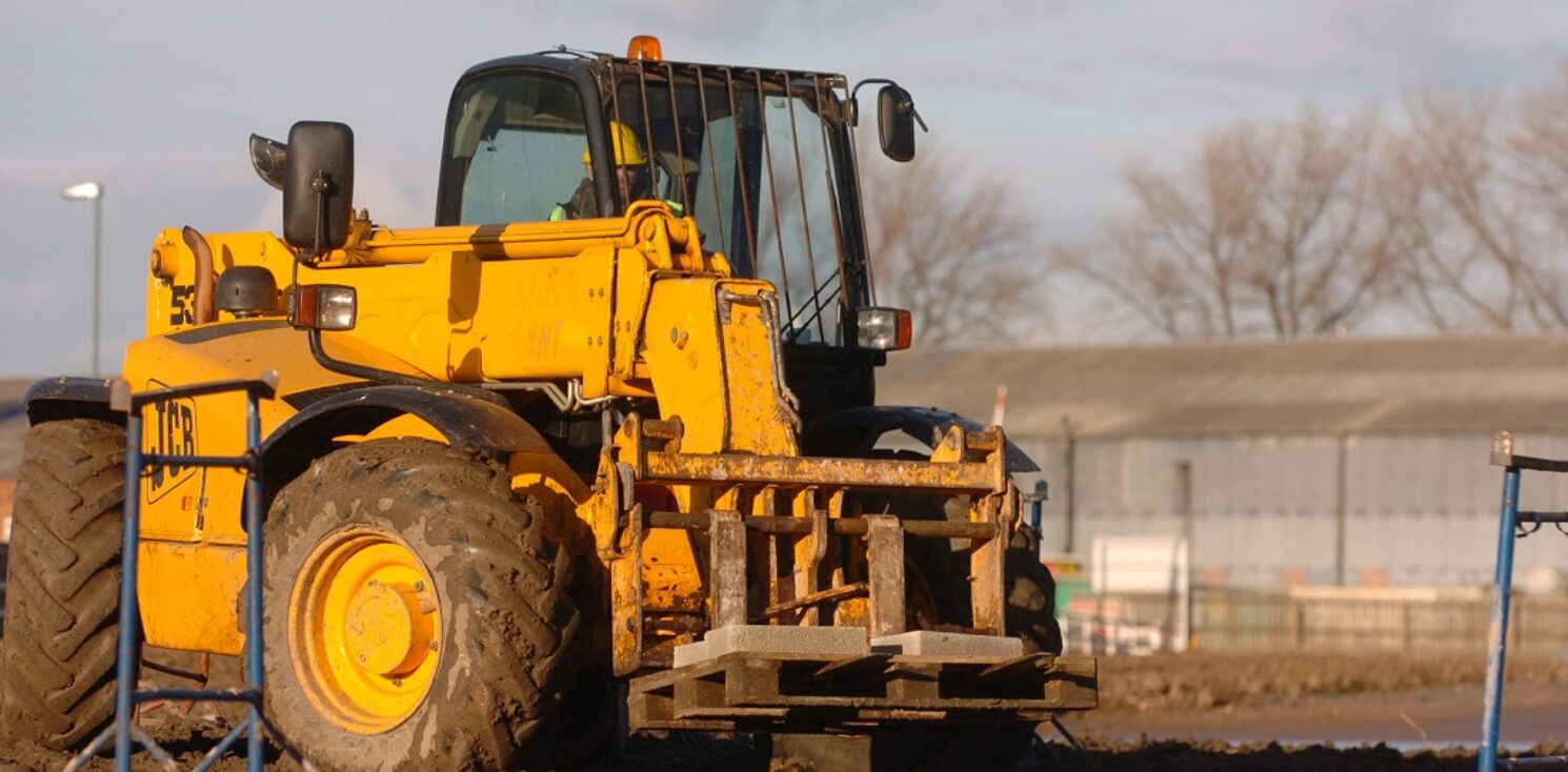 Construction Plant on building site