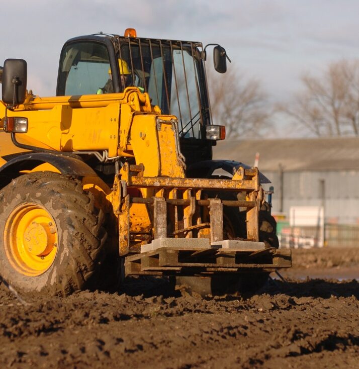 Construction Plant on building site