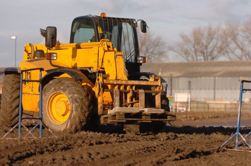 Construction Plant on building site